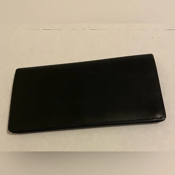 Dunhill Black Gold Trim Long Bifold Wallet - Picture 5 of 14